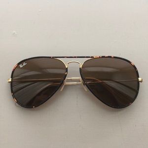 Ray Ban Aviators - Tortoise